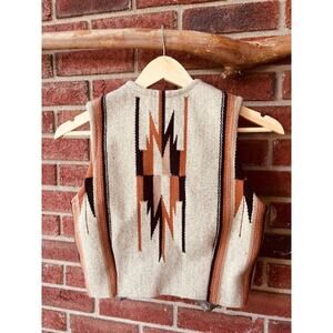 Ortega's Chimayo NM 100% Wool Vest - Size Small - Fits like XS